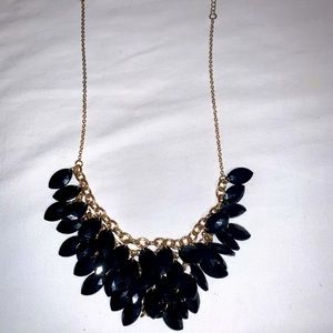 Black gold necklace
